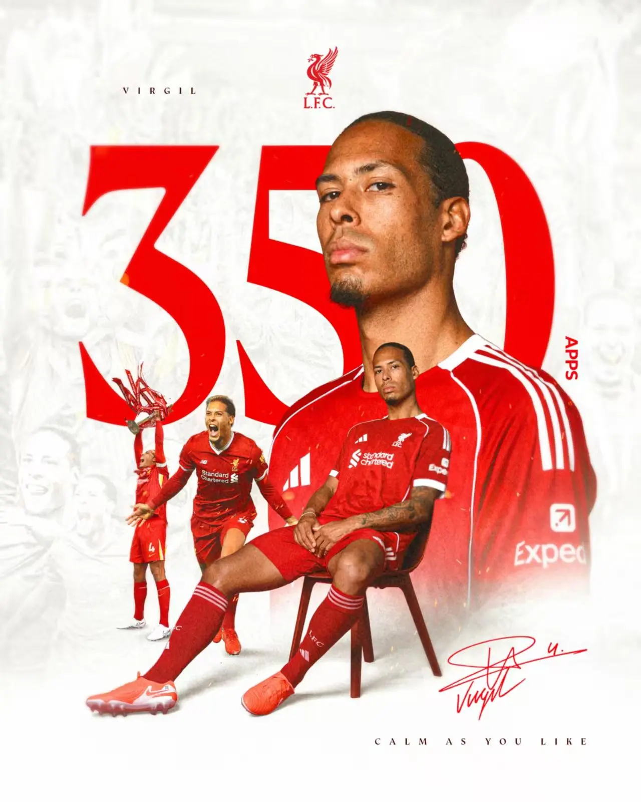 九游官网-创造里程碑,范戴克成为第50位为利物浦出场350次的球员